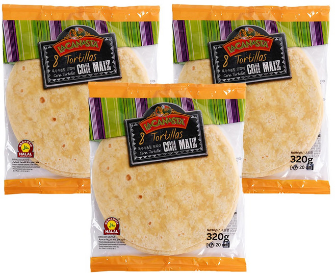 LACANASTA 墨西哥餅, 320g, 3包