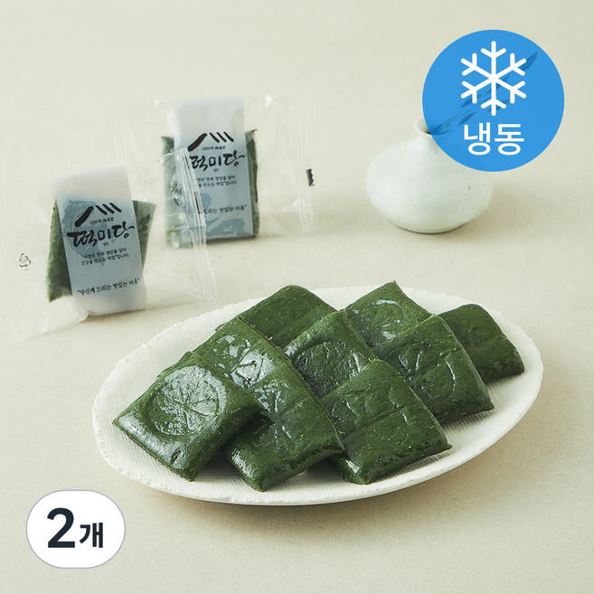 떡미당 말랑쑥절편(냉동), 40g, 2개, 10개입
