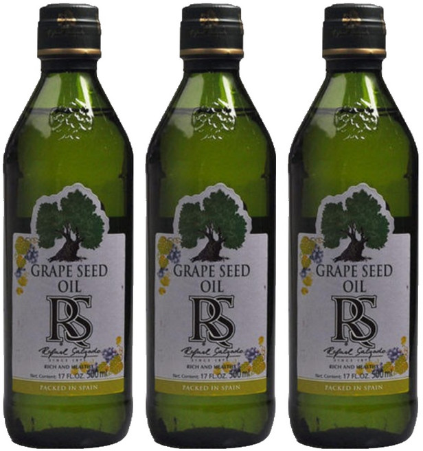 라파엘 살가도 포도씨유, 500ml, 3개