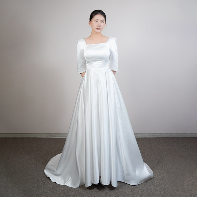 릴리드레스 세렌느 스퀘어넥 롱 드레스 LDW42