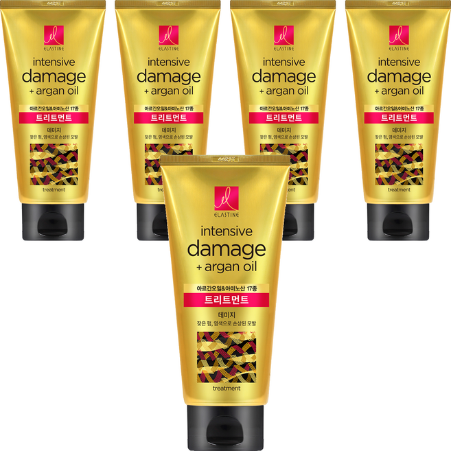 엘라스틴 아르간오일 데미지 트리트먼트, 300ml, 5개