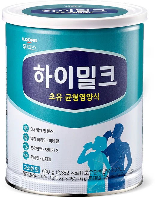 일동후디스 하이밀크 초유 균형영양식 성인분유, 600g, 1개 - 쿠팡