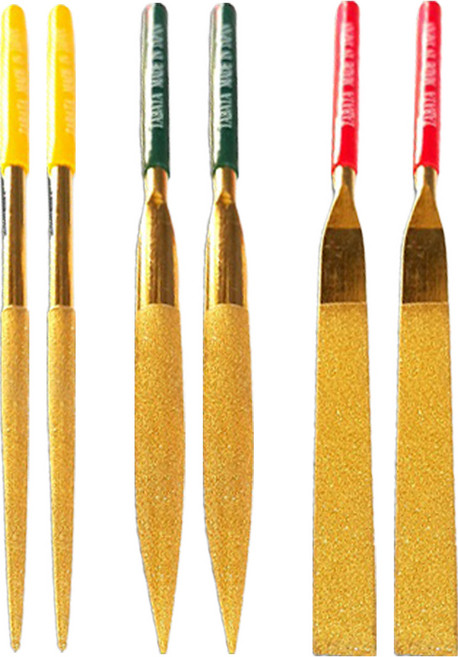 타바타툴 다이아몬드 야스리 180mm 3종 공구 세트 TD-1803, 2세트