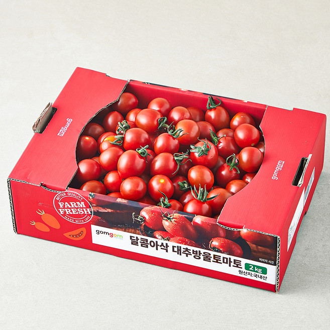 곰곰 달콤아삭 대추방울토마토, 2kg, 1개