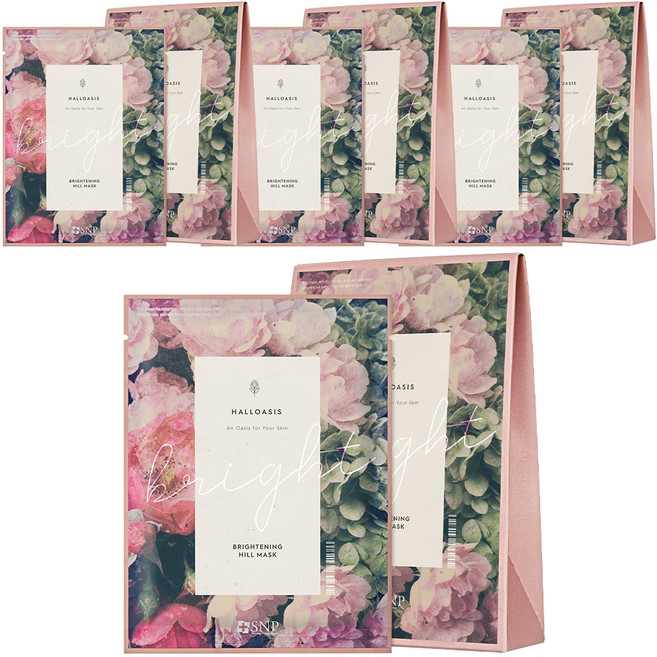 에스엔피 할로아시스 브라이트닝 힐 마스크, 40개, 1개입