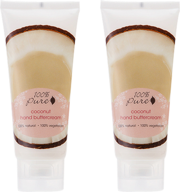 100퍼센트퓨어 버진 코코넛 핸드버터크림, 59ml, 2개