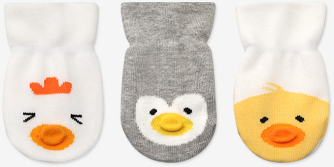 하이베이비키즈 애니멀 손싸개 3종