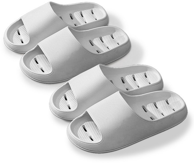 공감피크 미끄럼방지 욕실화, 그레이, 2개