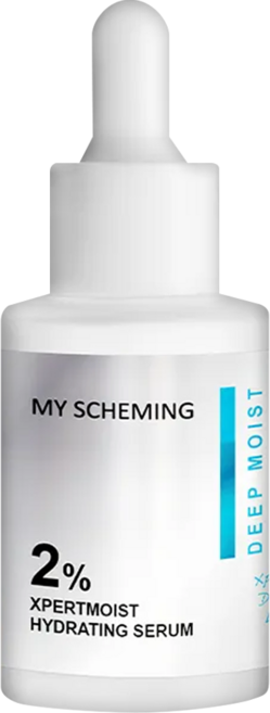 MY SCHEMING 我的心機 2%冰河醣蛋白晶透水潤精華, 30ml, 1瓶