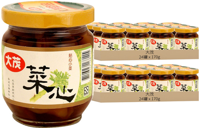 大茂 菜心, 170g, 48罐