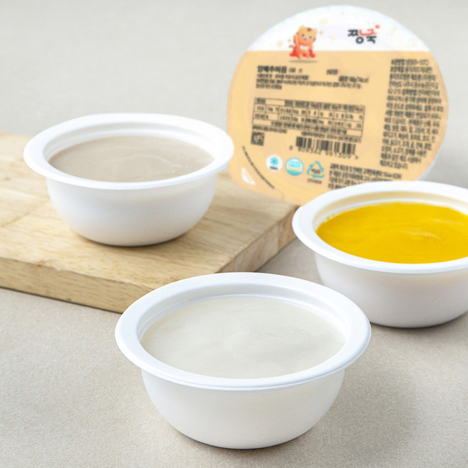 짱죽 냉장 이유식 초기 미음(5~6개월부터) 160g x 4팩 세트 B, 640g, 1세트