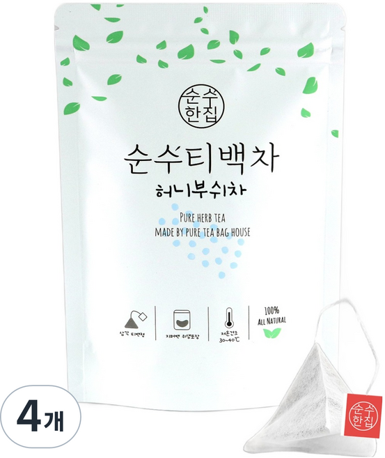 Sunsuhouse 蜜樹茶茶包, 10入, 4個, 1g