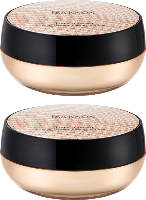 이자녹스 커버 수프림 리치 에센스 세팅 파우더 30g, 23호 내추럴베이지, 2개