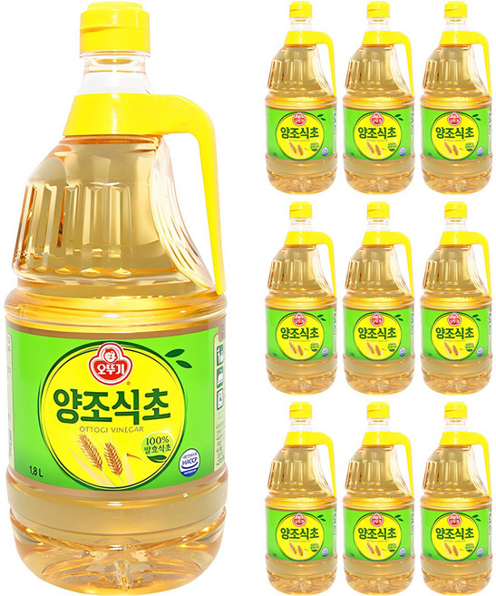 오뚜기 양조 식초, 1.8L, 10개