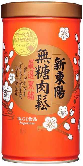 新東陽 黑豬無糖肉鬆, 255g, 1罐
