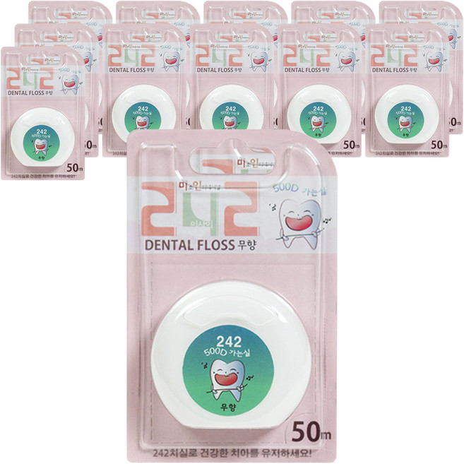 242 일반 치실 무향, 6개입, 2개