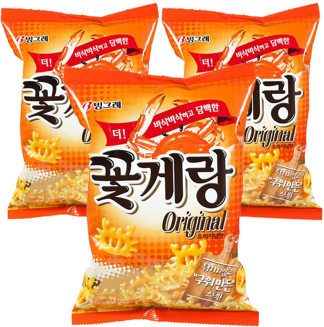 꽃게랑, 70g, 3개