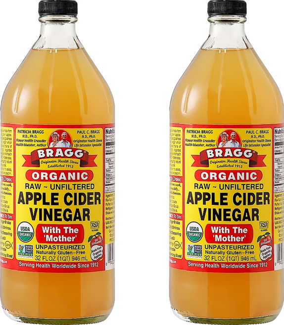 BRAGG 有機蘋果醋, 946ml, 2瓶