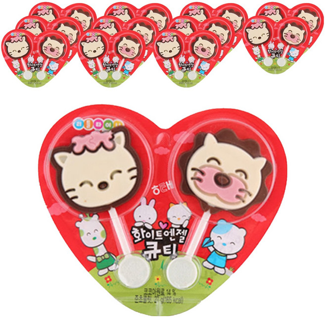 해태제과 화이트엔젤큐티, 27g, 12개