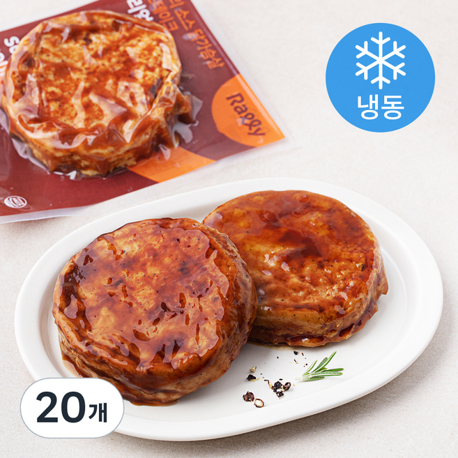 랠리 소스 닭가슴살 스테이크 리얼함박 (냉동), 100g, 20개