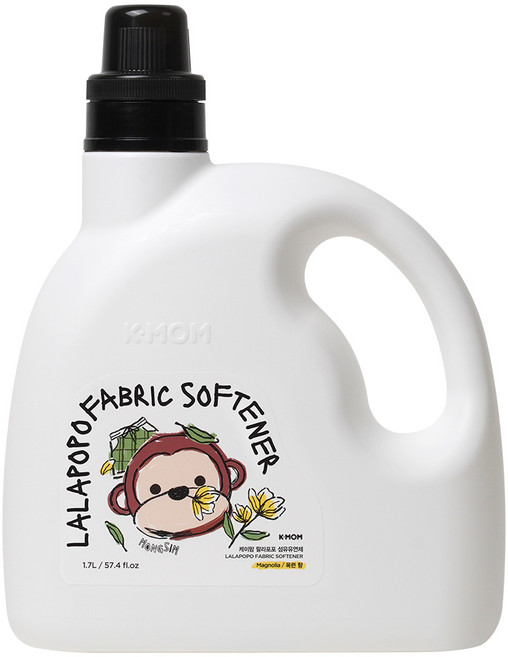 케이맘 랄라포포 유아용 섬유유연제 목련향, 1개, 1.7L