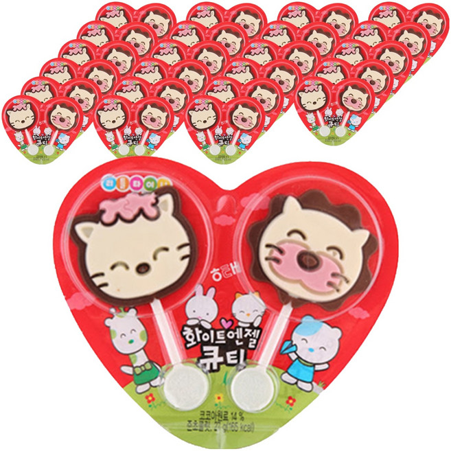 해태제과 화이트엔젤큐티, 27g, 24개