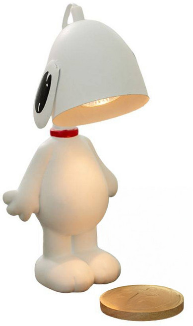 Rofancy 洛帆晞 融蠟燈 可愛卡通系列 15 x 15 x 30cm, 史努比Dog 白色