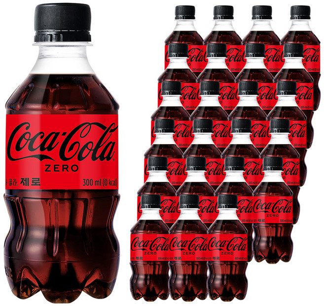 코카콜라 제로, 300ml, 24개