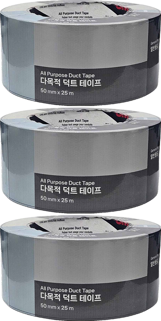쓰리엠 다목적 덕트 테이프 은색, 3개
