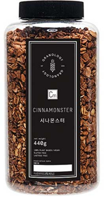 그라놀로지 시나몬스터 그래놀라 시리얼, 440g, 1개