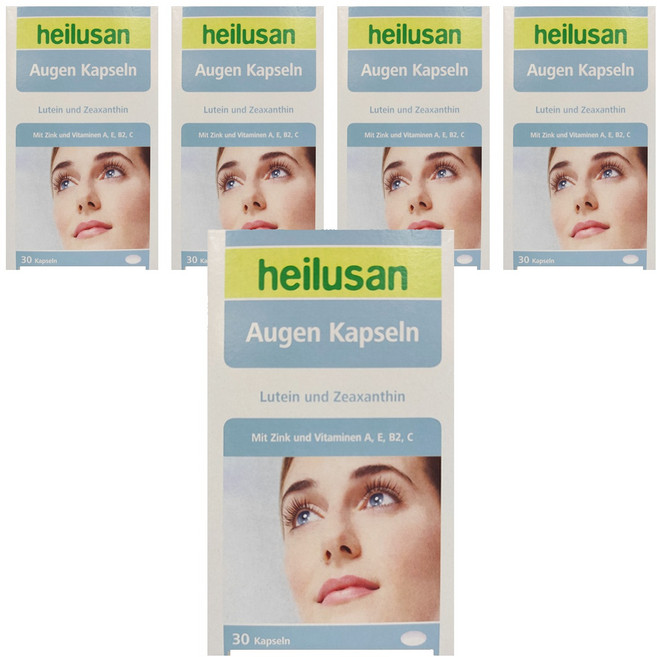 heilusan 好立善 EUREYE葉黃素複方軟膠囊, 30顆, 5盒