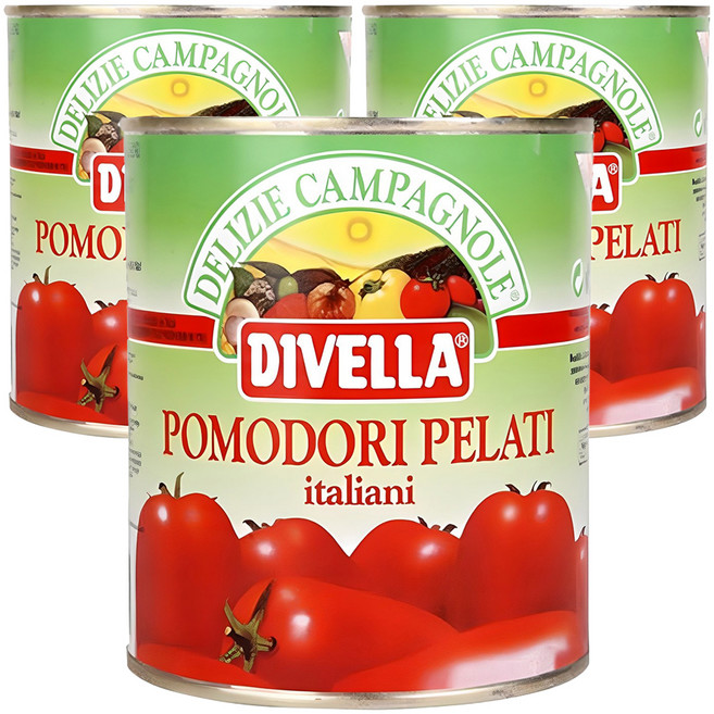 디벨라 홀토마토 통조림, 800g, 3개