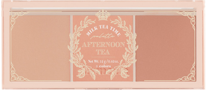 i'm meme 我愛裸土腮紅盤 極細粉質 服貼肌底 高顯色度 彩妝活用 暈染臉頰 自然血色, 04 Milk tea Time, 1個