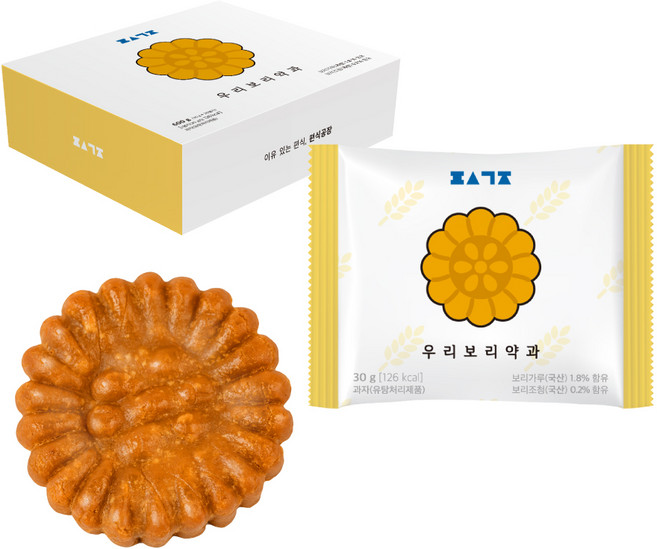 편식공장 우리보리 약과, 30g, 20개