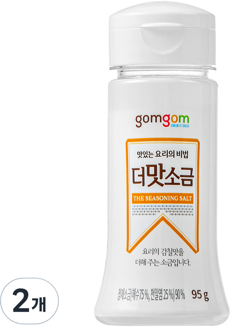 곰곰 더맛소금, 95g, 2개