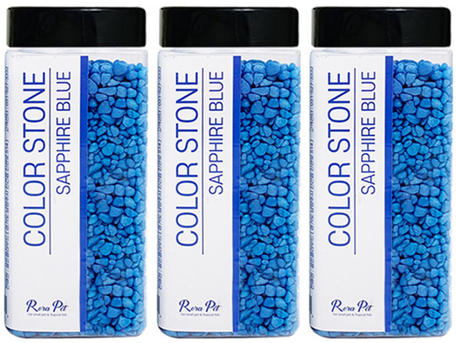 로라펫 컬러스톤 750g, 사파이어블루, 3개
