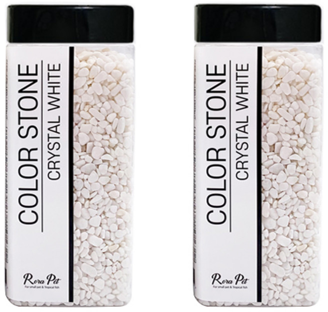 로라펫 컬러스톤 750g, 크리스탈화이트, 2개