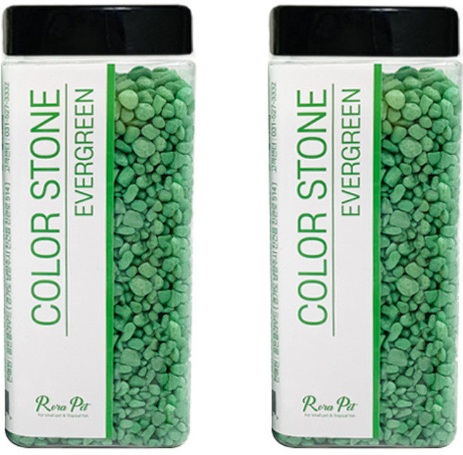 로라펫 컬러스톤 750g, 에버그린, 2개