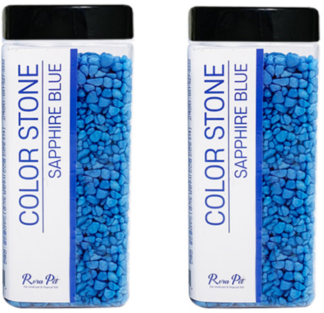 로라펫 컬러스톤 750g, 사파이어블루, 2개
