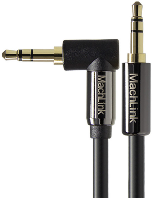 마하링크 3극 스테레오 AUX 꺾임 고급형 오디오 케이블, ML-3TH002 (1.5m), 혼합색상, 1개