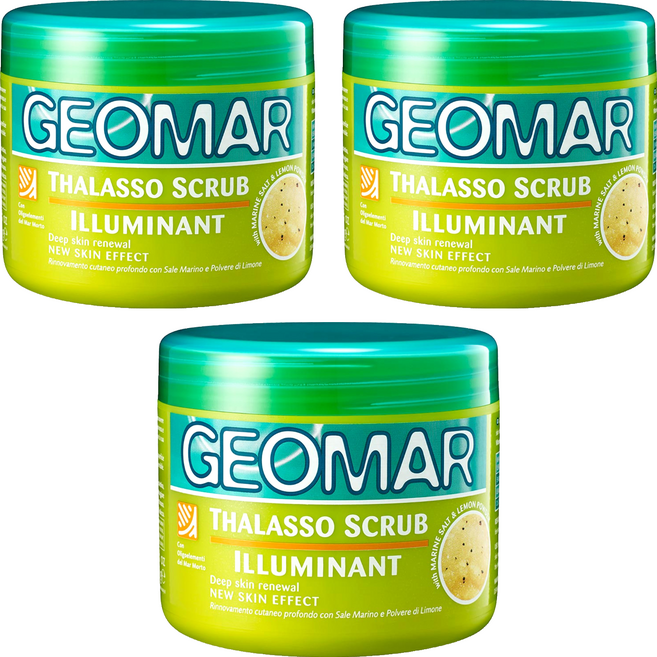 지오마 일루미네이트 바디스크럽, 600g, 3개