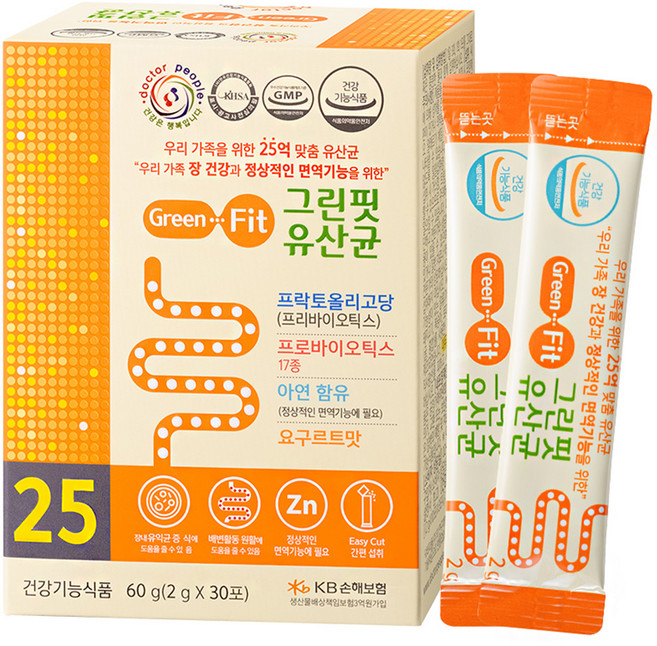 닥터피플 그린핏유산균, 1개, 60g