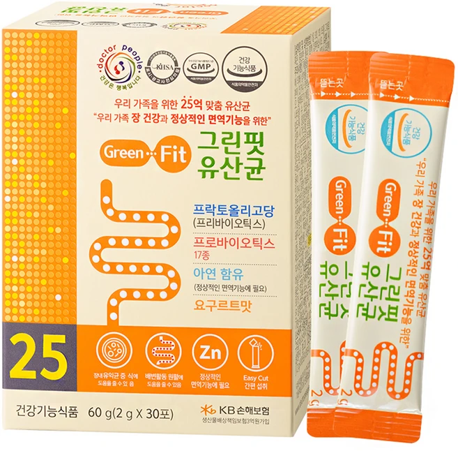닥터피플 그린핏유산균, 1개, 60g - 쿠팡