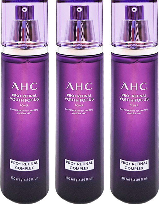 AHC PRO+ A醛逆時煥活柔膚露, 130ml, 3瓶