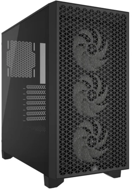 CORSAIR 海盜船 3000D RGB 機殼 黑色, CC-9011255-WW, 1個