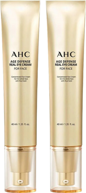 AHC 黃金逆時超導胜 緊緻全臉眼霜, 40ml, 2條