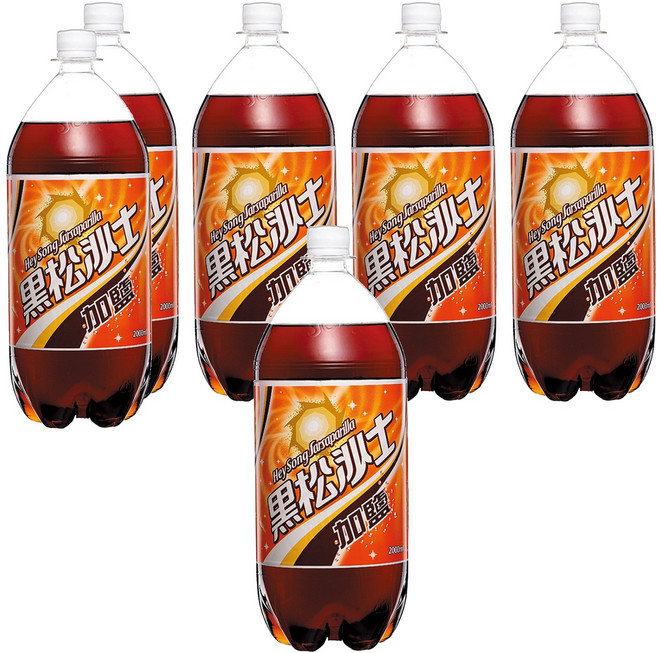 黑松 加鹽沙士, 2L, 6瓶