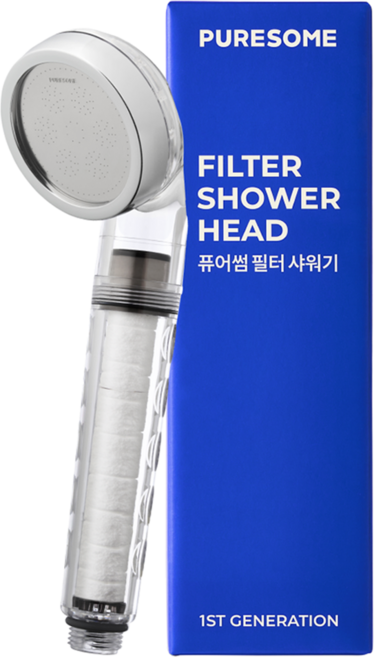 퓨어썸 필터 샤워기, 1개, 혼합색상
