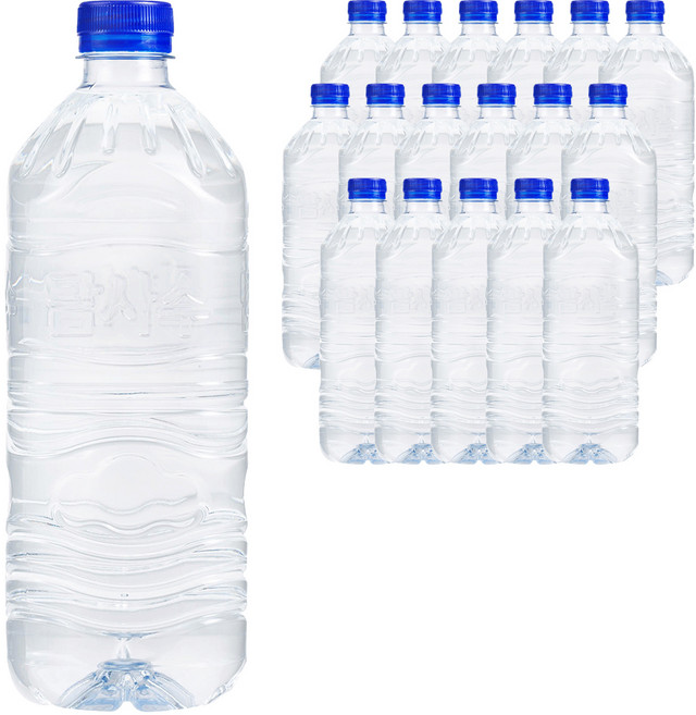 탐사수 무라벨, 1L, 18개