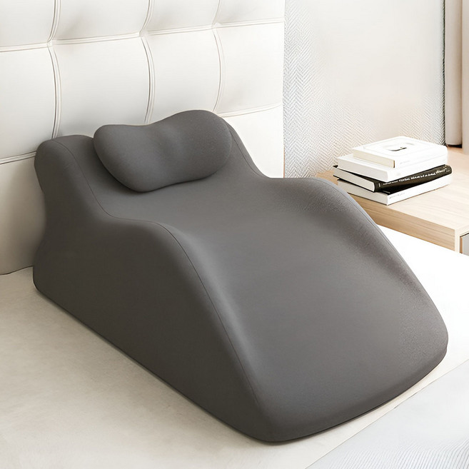 그린모먼트랩 다기능 엎드린 자세 다리 종아리 베개, 다크그레이, 1개